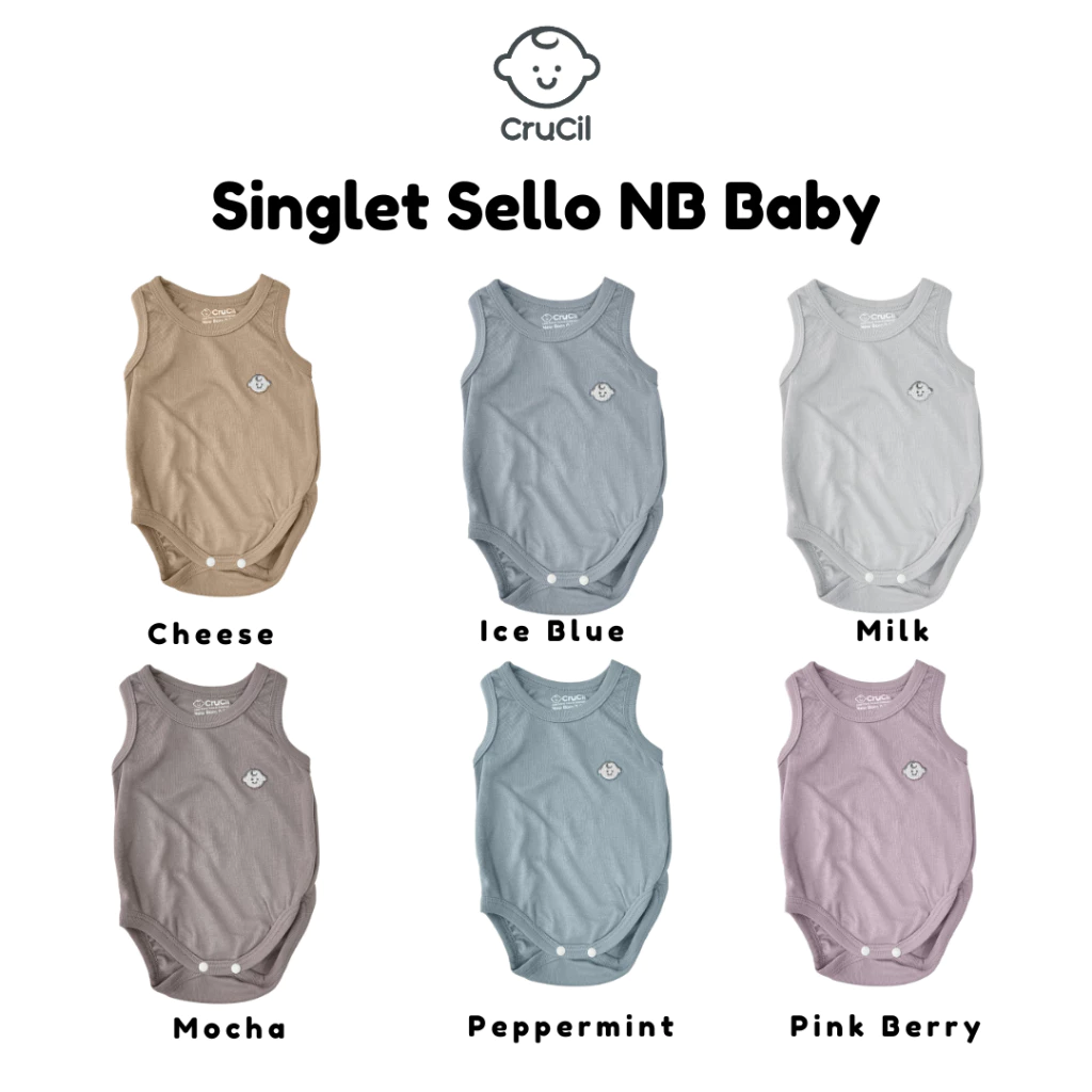 Crucil Factory Singlet Silly Sello - kaos dalam anak - singlet anak - low price - bahan soft ramah untuk kulit - cewek dan cowok - Image 2