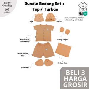 CruCil Factory Bedong Bayi Set Bundle