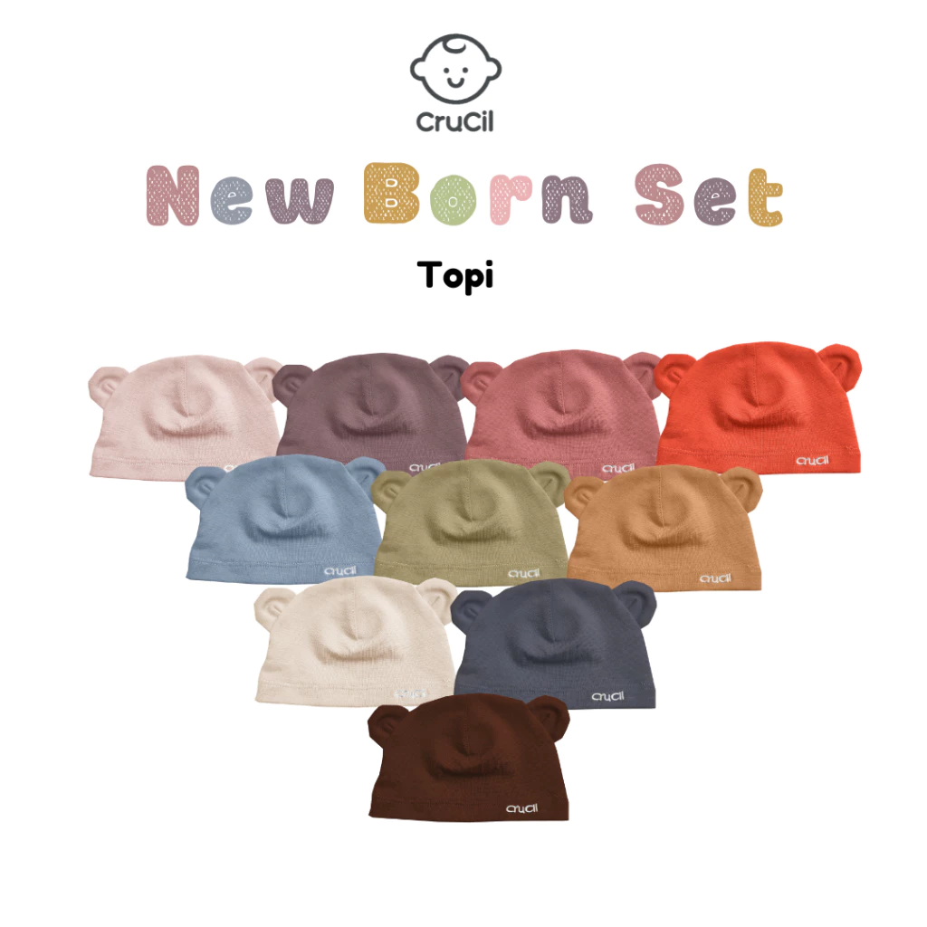 Crucil Factory Topi Bayi - New Born - Gambar 2