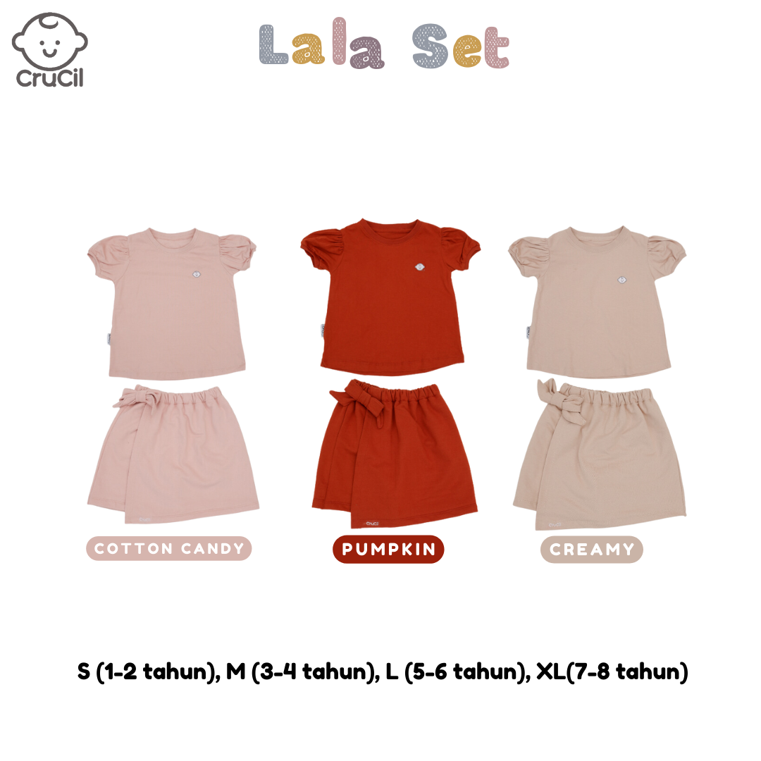 CruCil Factory Kaos Lala Set Anak (1 - 8y)