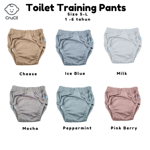 CruCil Toilet Training Pants – Celana Anak Anti Bocor (Ukuran S–L)