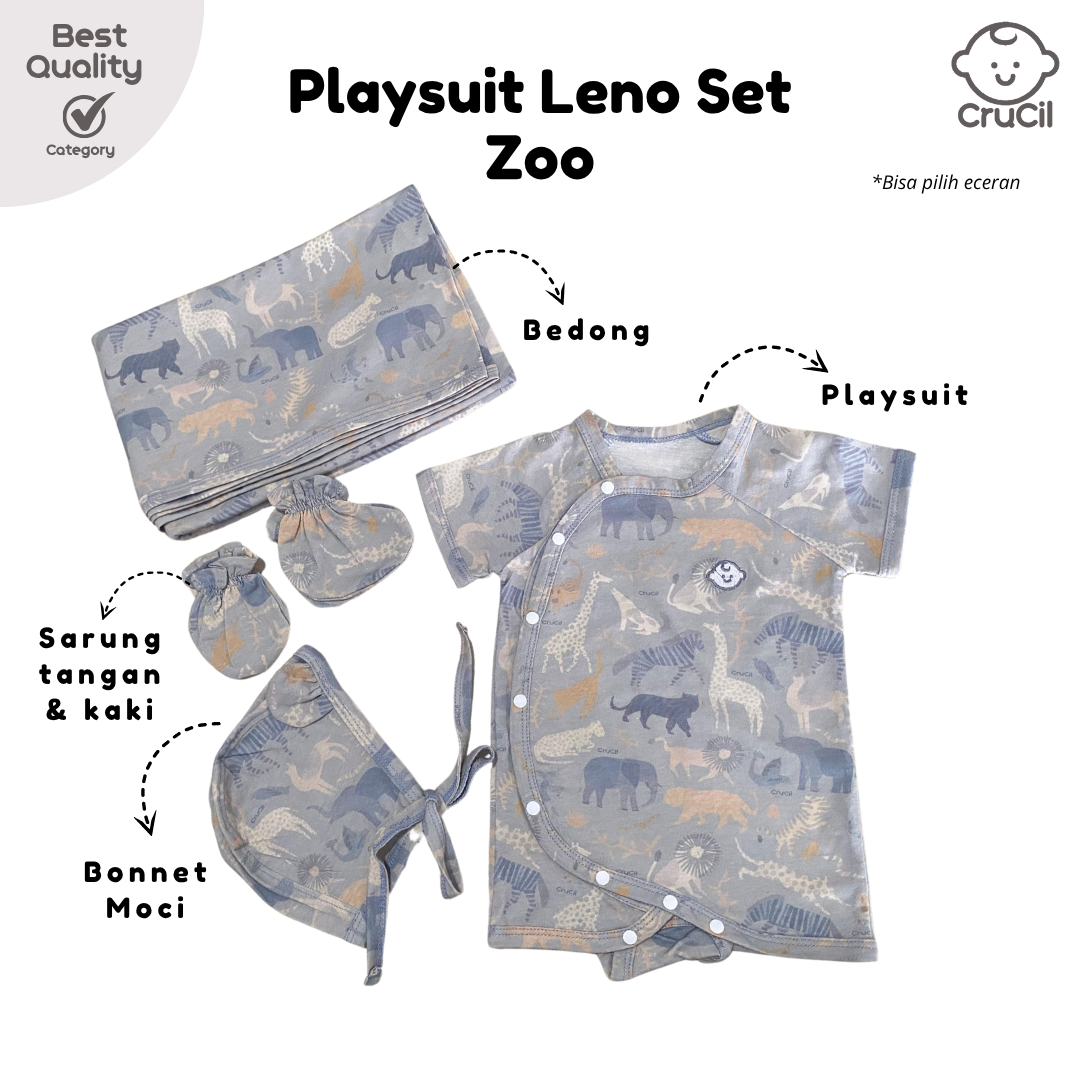 CruCil Newborn Set Zoo Family Series